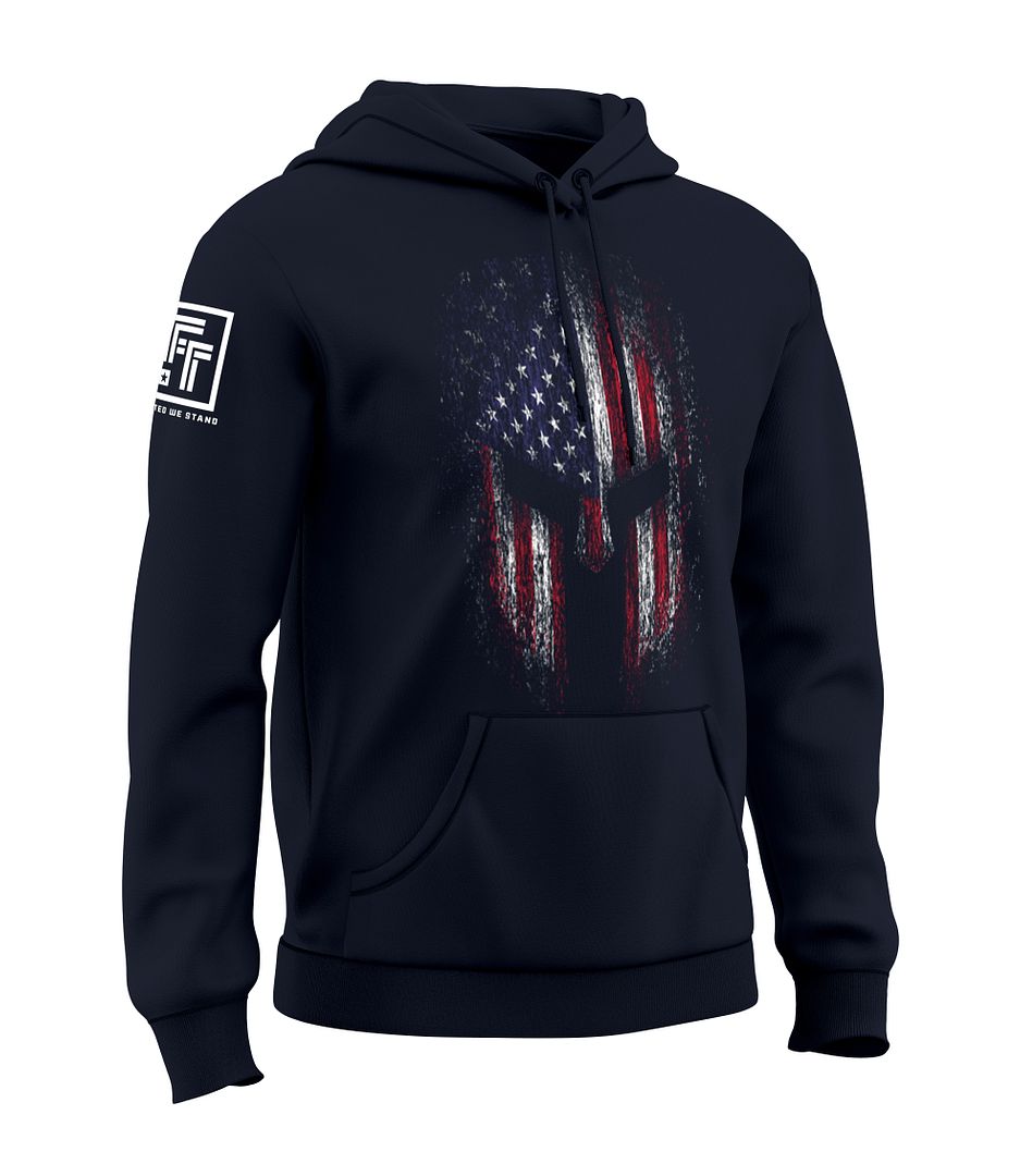 American Flag Spartan Sweatshirt