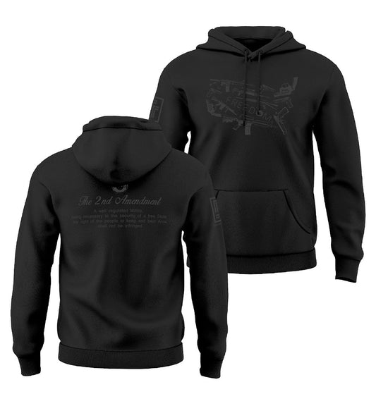 USA Freedom Map Stealth Sweatshirt