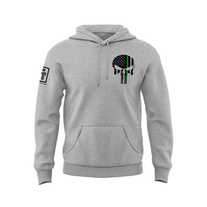 Green Line Skull Sweatshirt