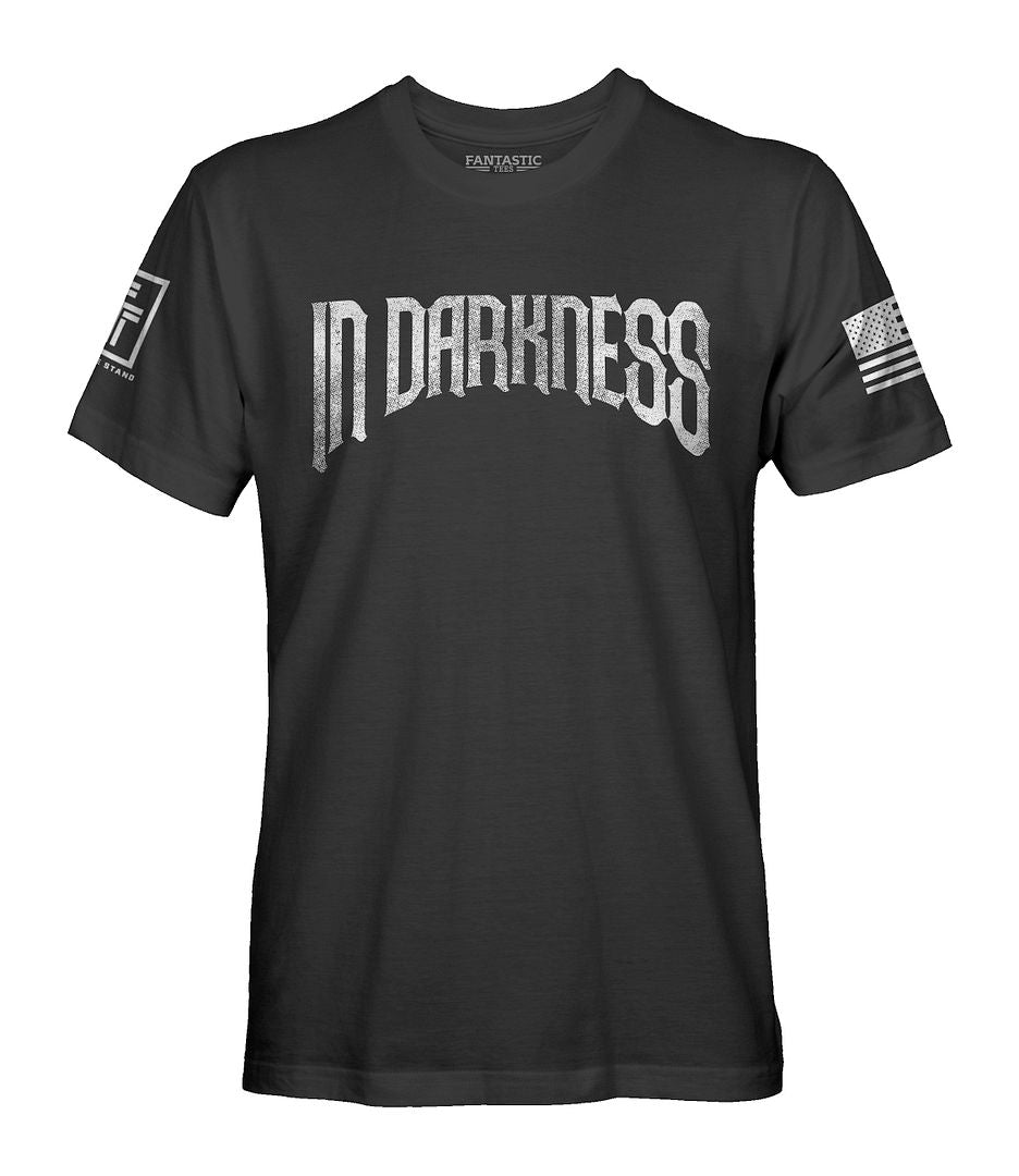 In Darkness We Defend The Light Men's Patriotic T-Shirt