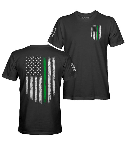 Thin Green Line Flag T-Shirt