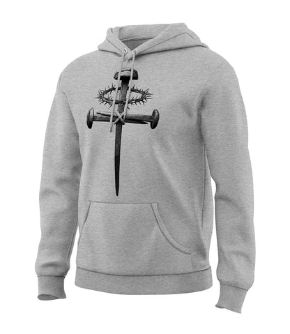 Forged Victory: Nail & Cross Sweatshirt