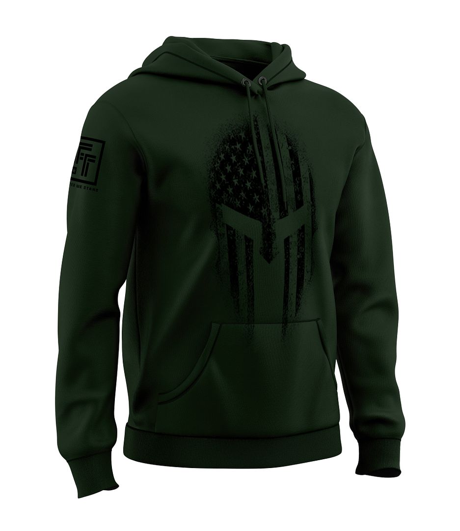 American Flag Spartan Sweatshirt