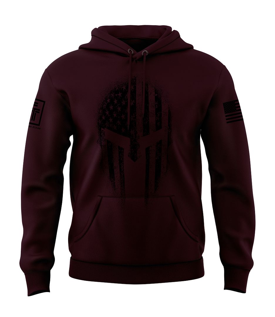 American Flag Spartan Sweatshirt