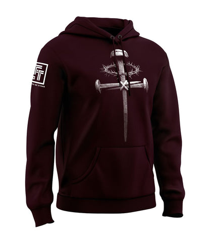Forged Victory: Nail & Cross Sweatshirt