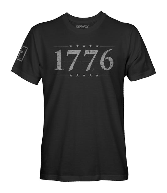 1776 Distressed American Flag T-Shirt
