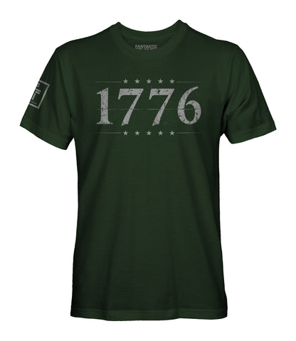 1776 Distressed American Flag T-Shirt