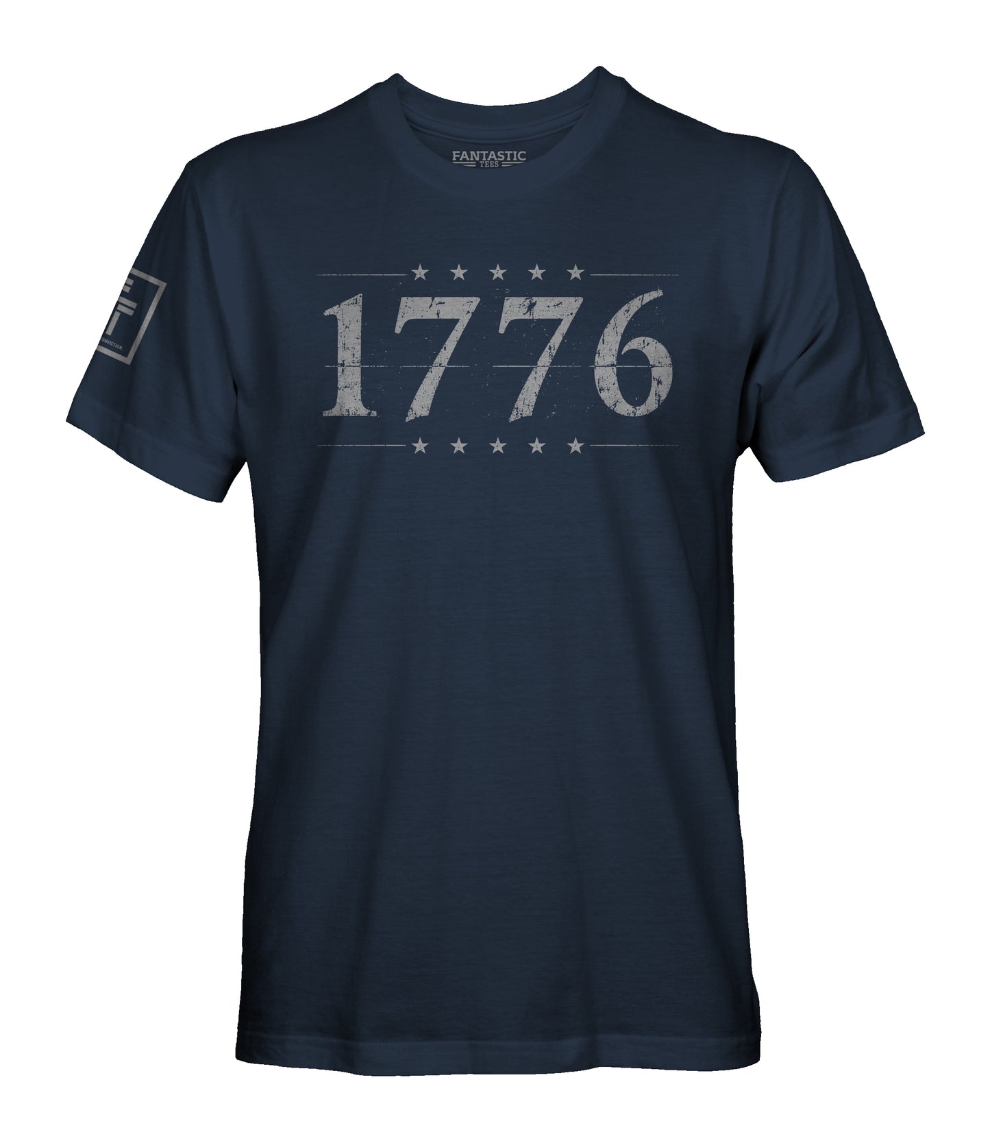 1776 Distressed American Flag T-Shirt