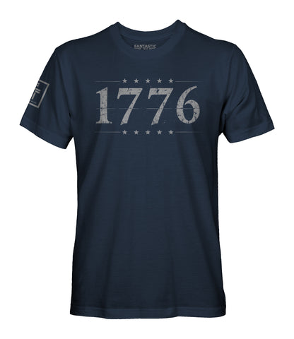 1776 Distressed American Flag T-Shirt