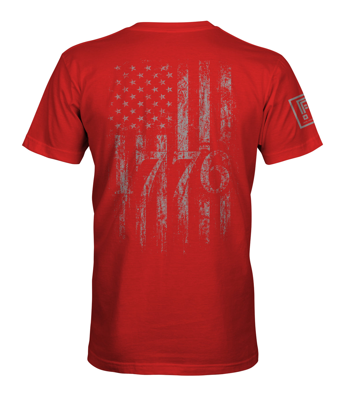 1776 Distressed American Flag T-Shirt
