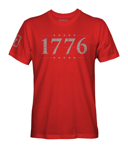 1776 Distressed American Flag T-Shirt