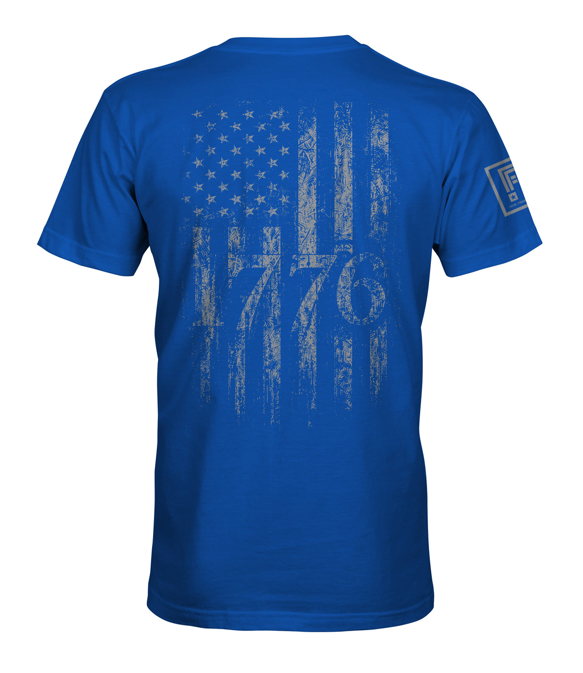 1776 Distressed American Flag T-Shirt