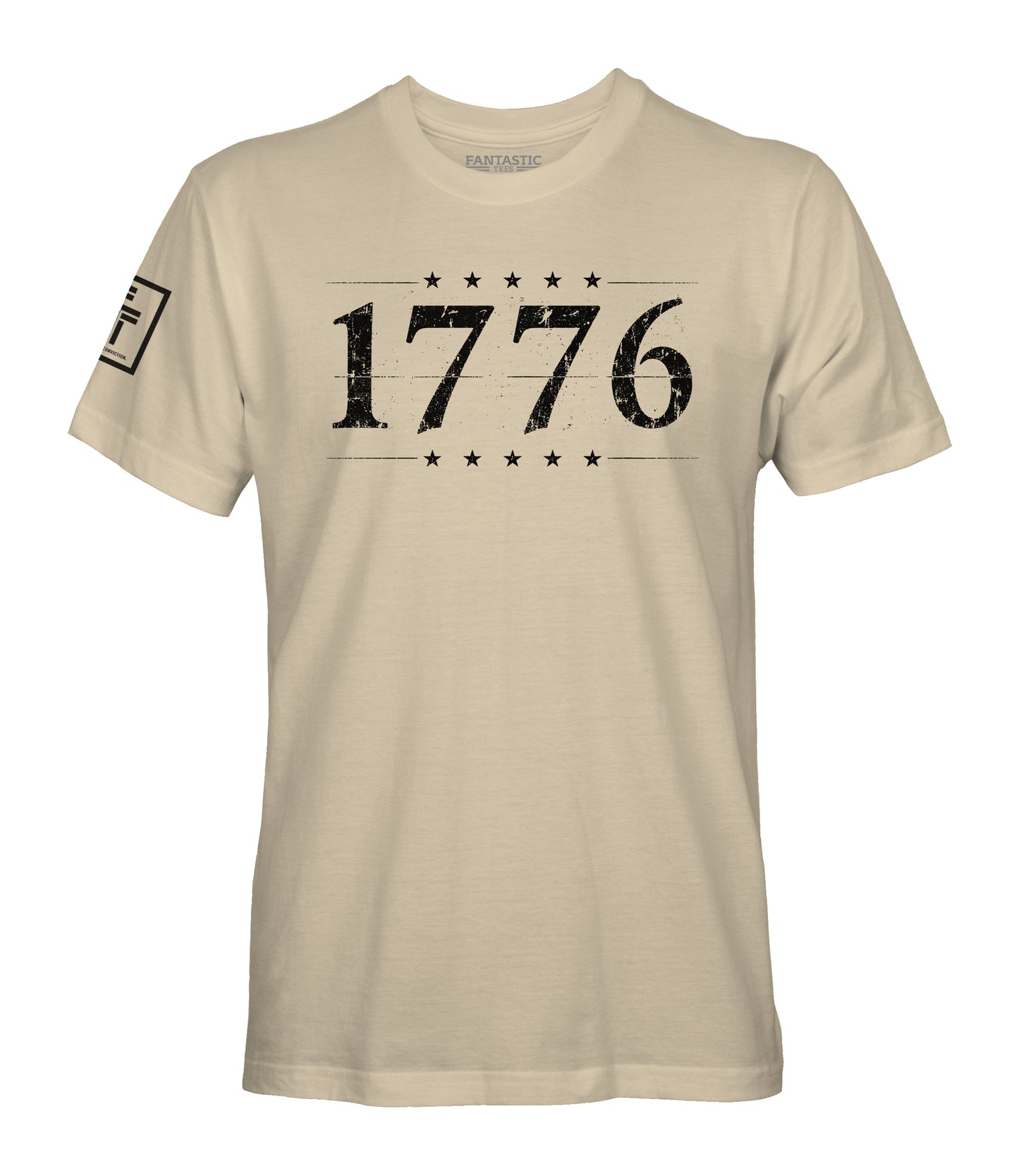 1776 Distressed American Flag T-Shirt