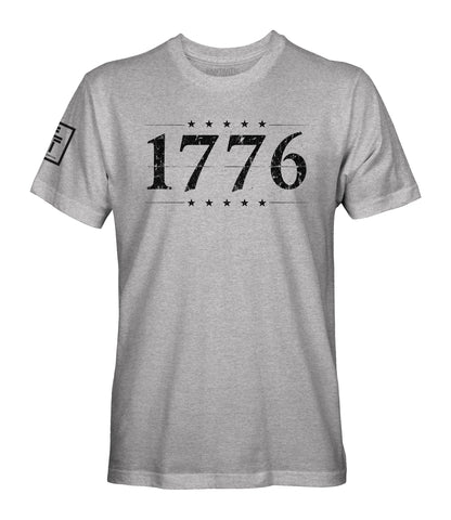 1776 Distressed American Flag T-Shirt
