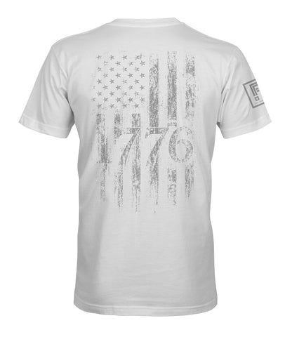 1776 Distressed American Flag T-Shirt