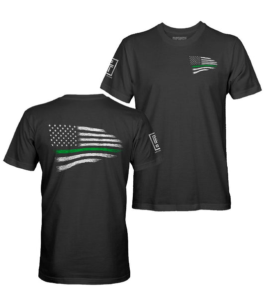 American Green Line T-Shirt