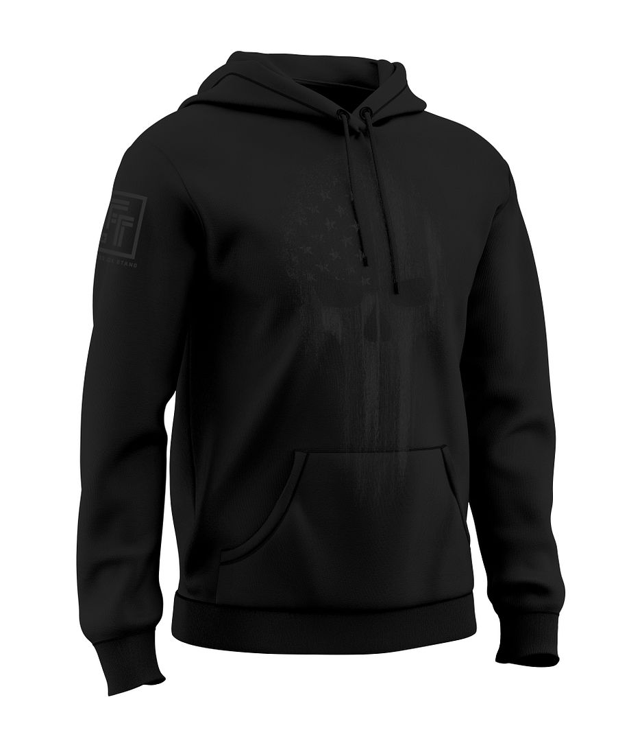 American Flag Skull Stealth Sweatshirt