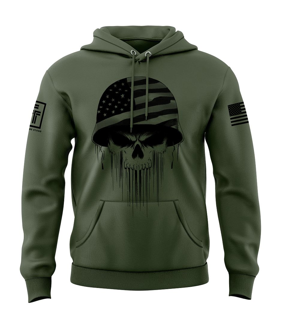 USA Soldier Skull Sweatshirt