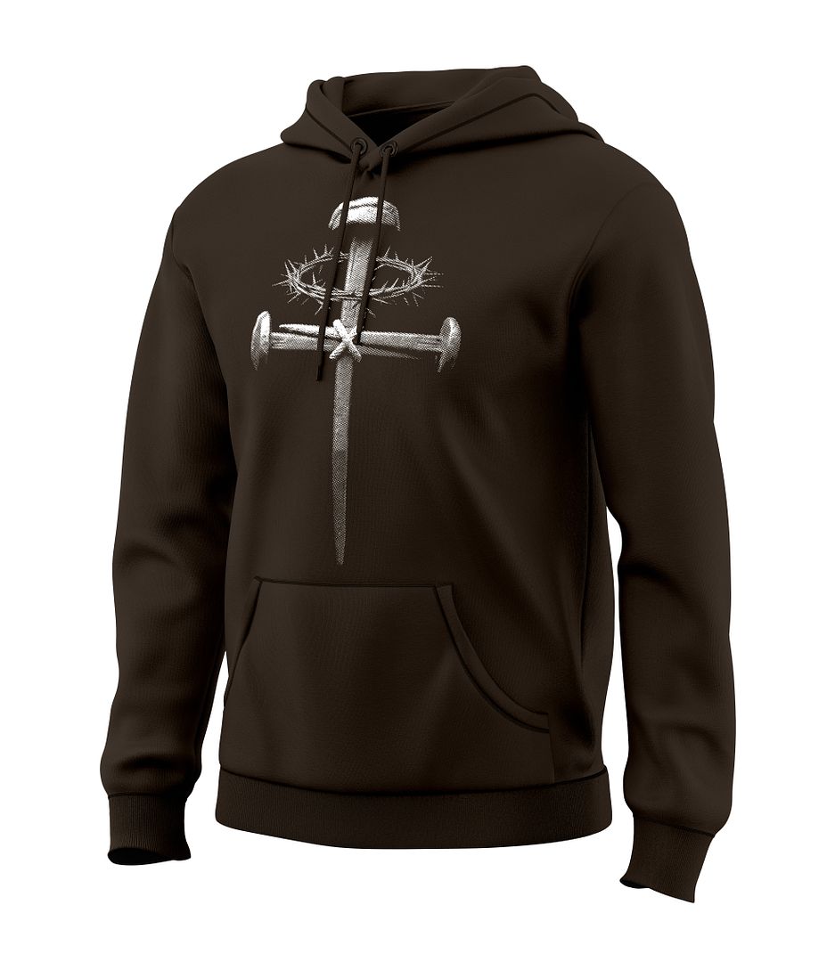 Forged Victory: Nail & Cross Sweatshirt