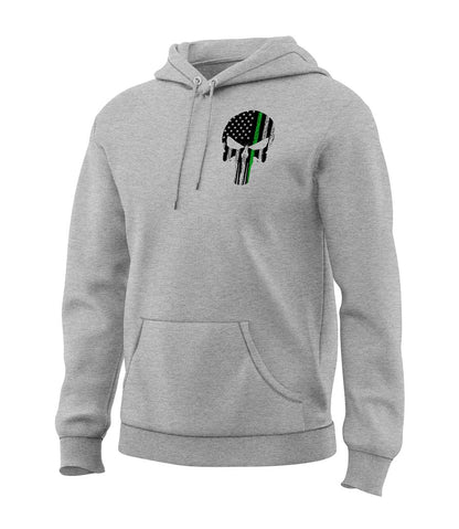 Green Line Skull Sweatshirt