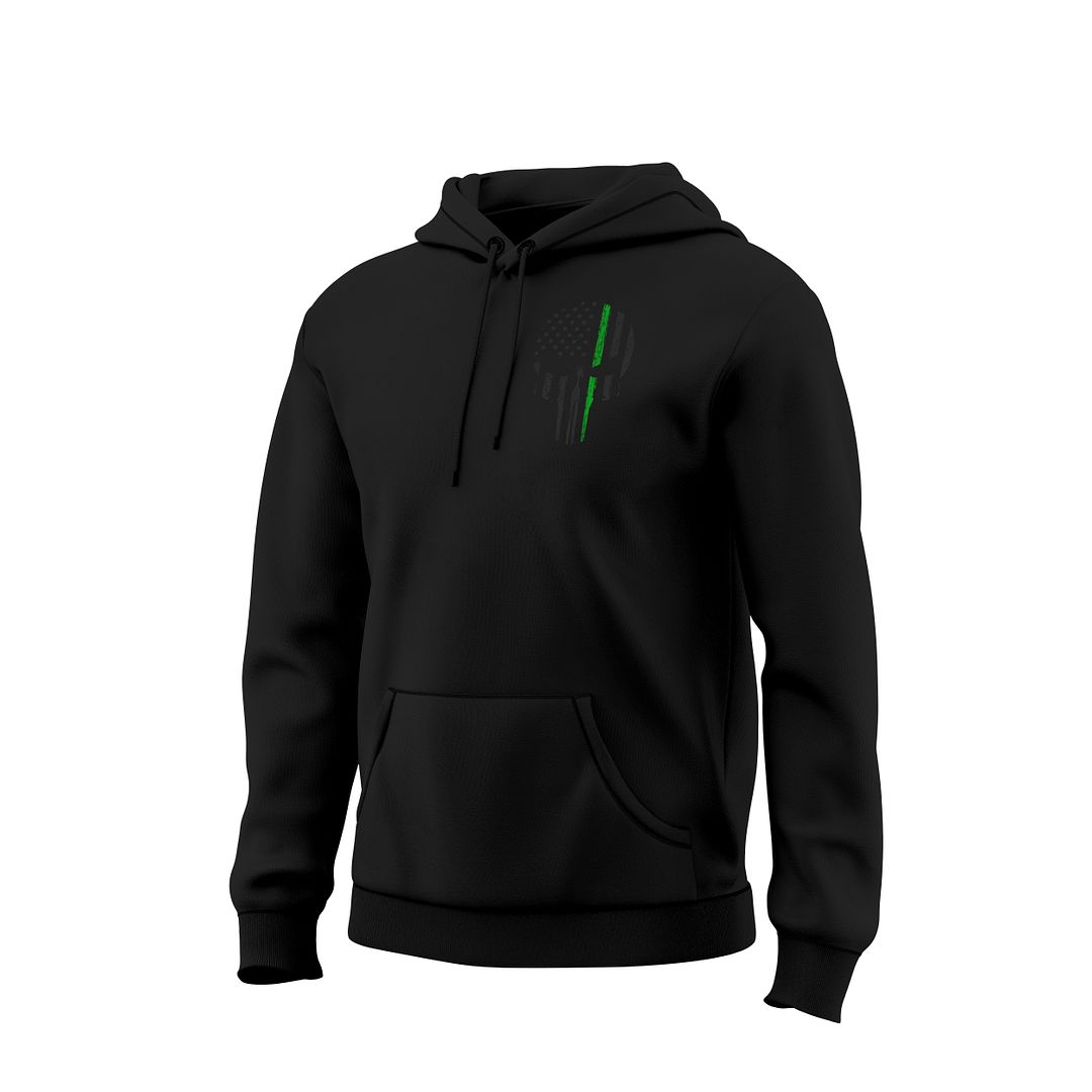 Green Line Skull Stealth Sweatshirt