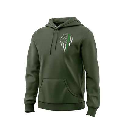 Green Line Skull Sweatshirt