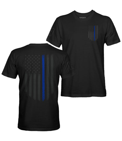 Thin Blue Line Flag Stealth T-Shirt
