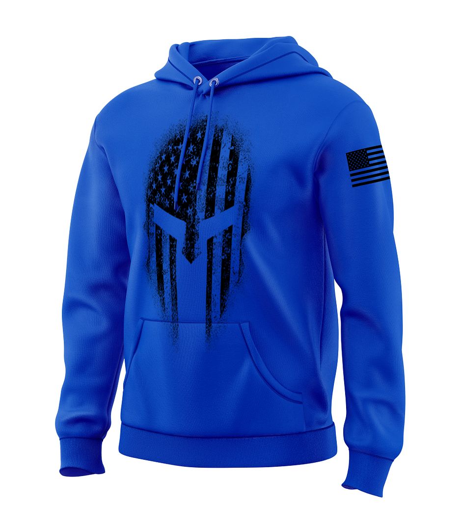 American Flag Spartan Sweatshirt