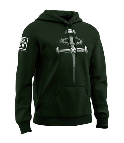 Forged Victory: Nail & Cross Sweatshirt