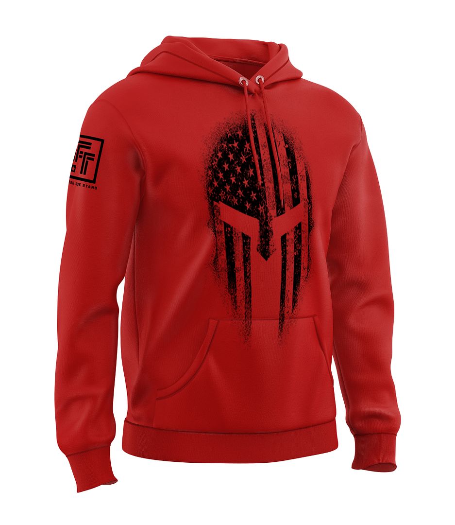 American Flag Spartan Sweatshirt