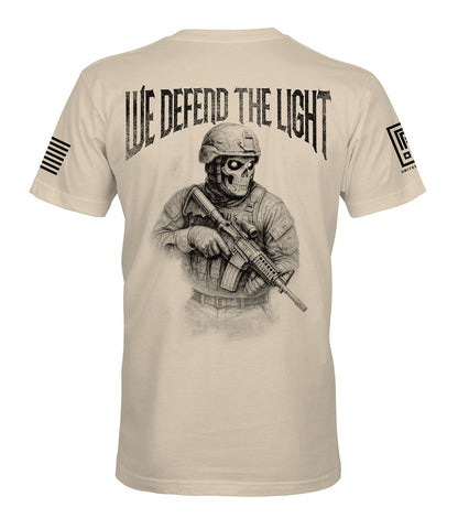 In Darkness We Defend The Light Men's Patriotic T-Shirt