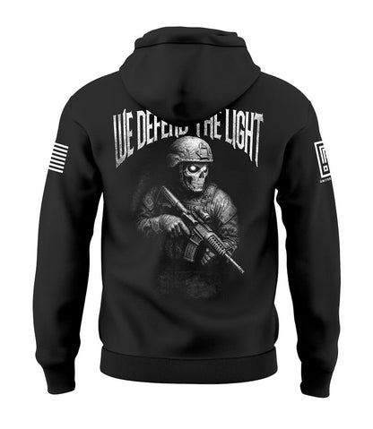 In Darkness We Defend the Light Men's Patriotic Sweatshirt