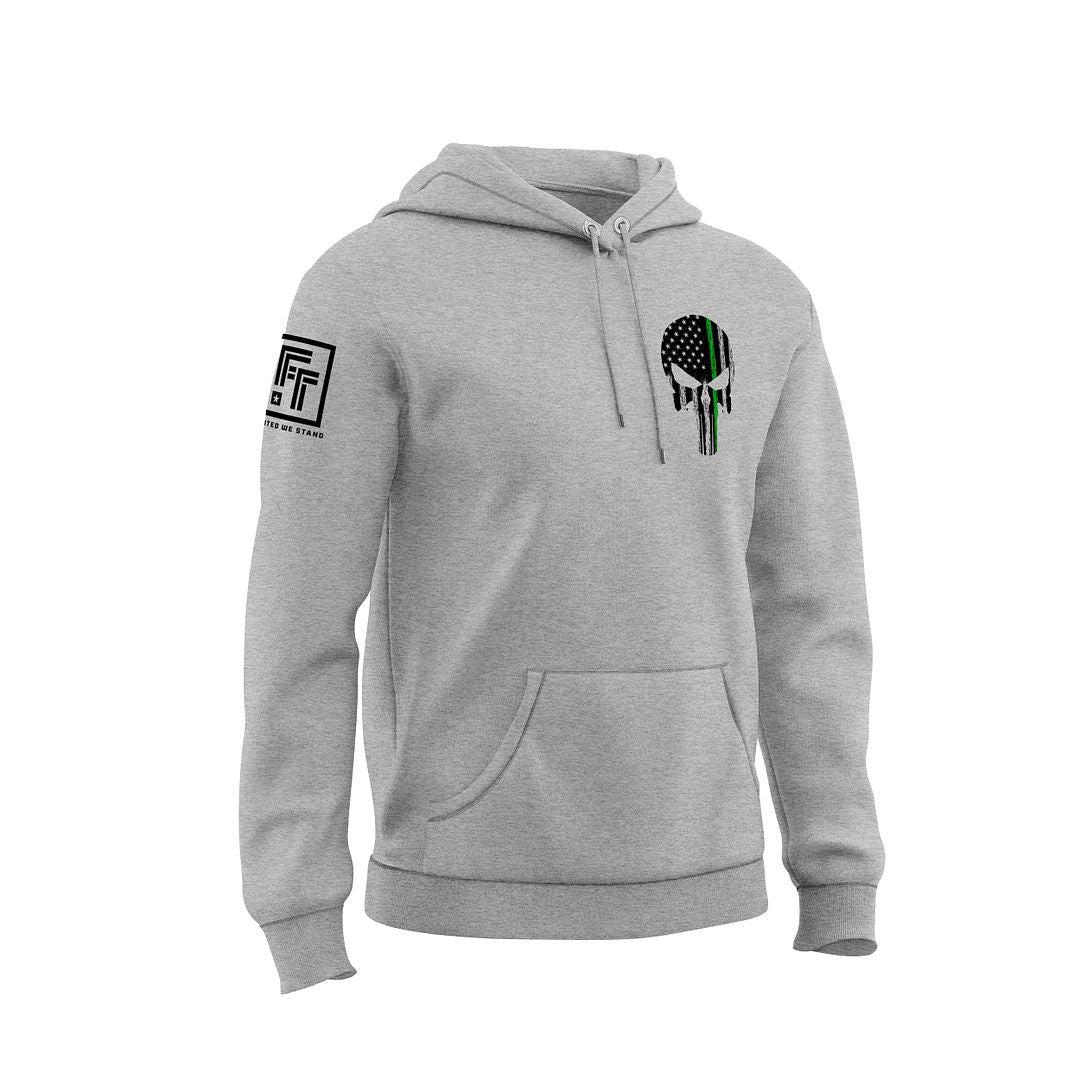 Green Line Skull Sweatshirt