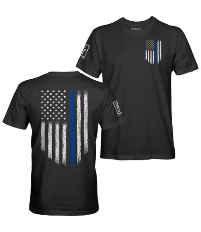 Thin Blue Line Flag T-Shirt