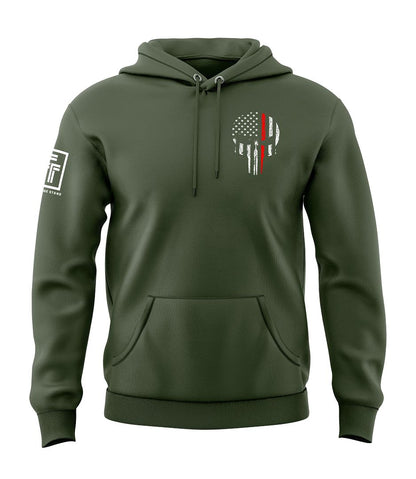 Red Line Skull Sweatshirt