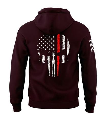 Red Line Skull Sweatshirt