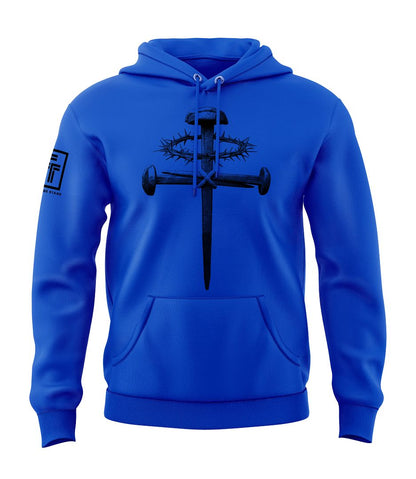 Forged Victory: Nail & Cross Sweatshirt