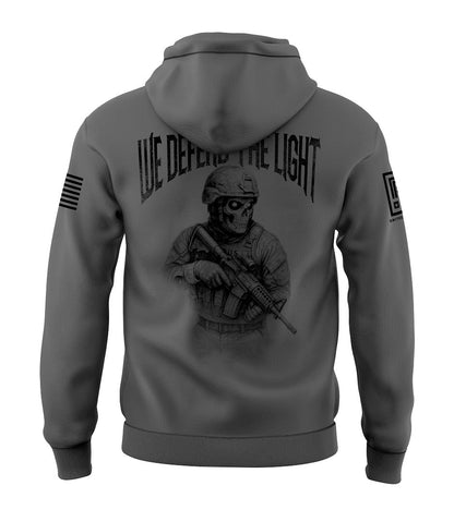 In Darkness We Defend the Light Men's Patriotic Sweatshirt