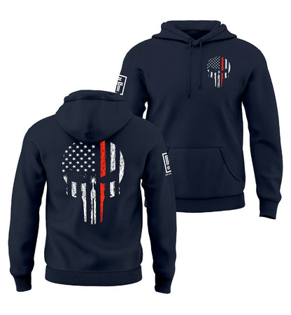 Red Line Skull Sweatshirt