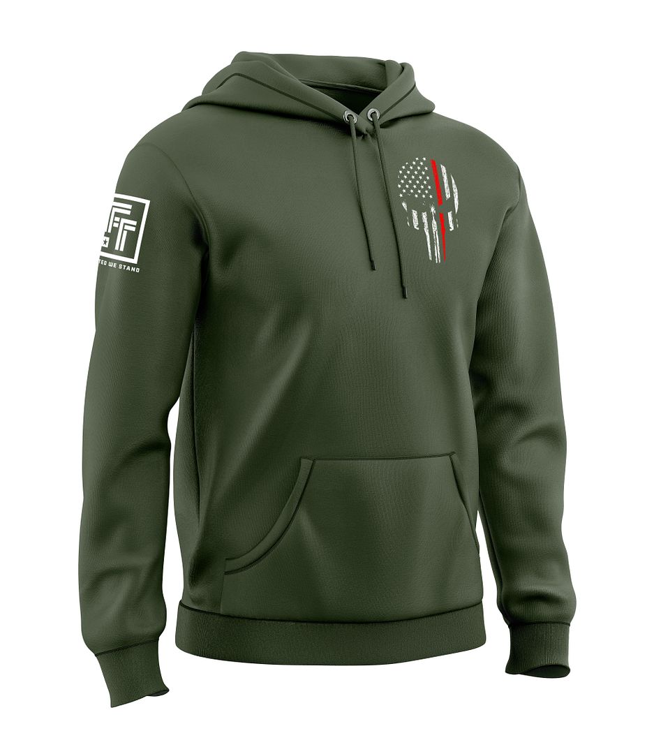 Red Line Skull Sweatshirt