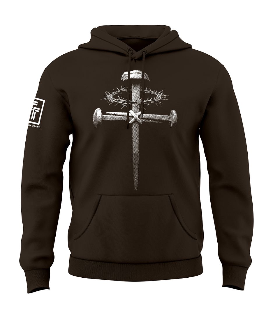 Forged Victory: Nail & Cross Sweatshirt