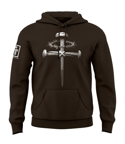 Forged Victory: Nail & Cross Sweatshirt