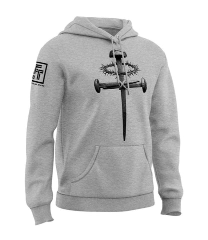 Forged Victory: Nail & Cross Sweatshirt