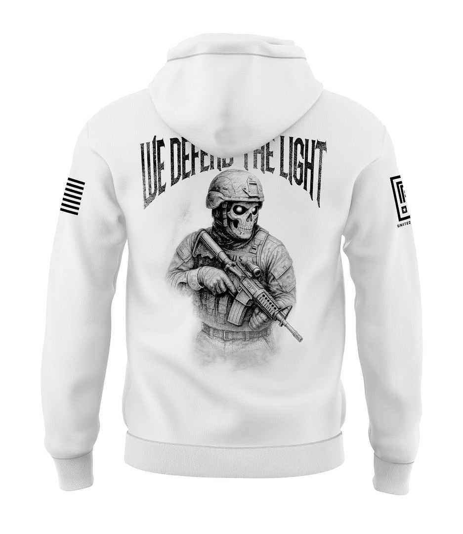 In Darkness We Defend the Light Men's Patriotic Sweatshirt