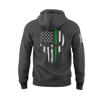 Green Line Skull Sweatshirt