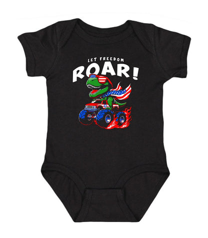 Let Freedom Roar Baby Bodysuit