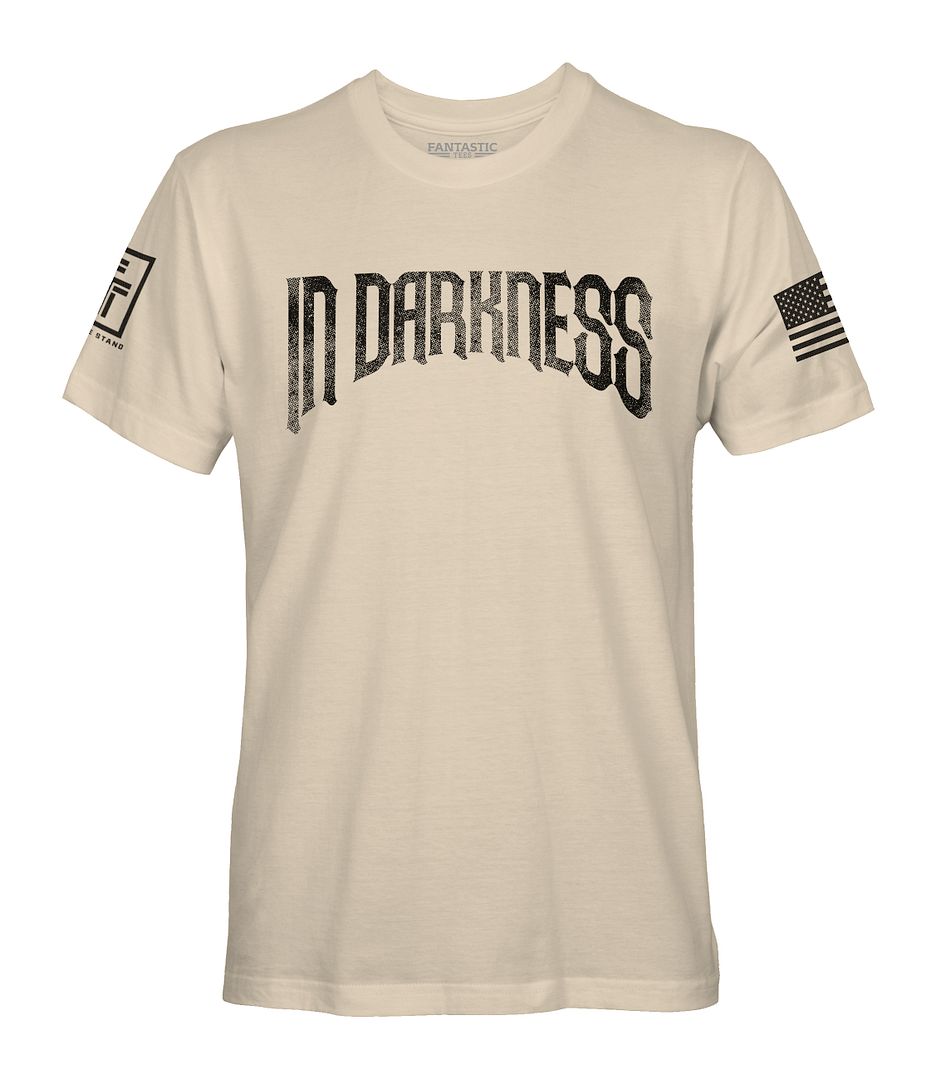 In Darkness We Defend The Light Men's Patriotic T-Shirt