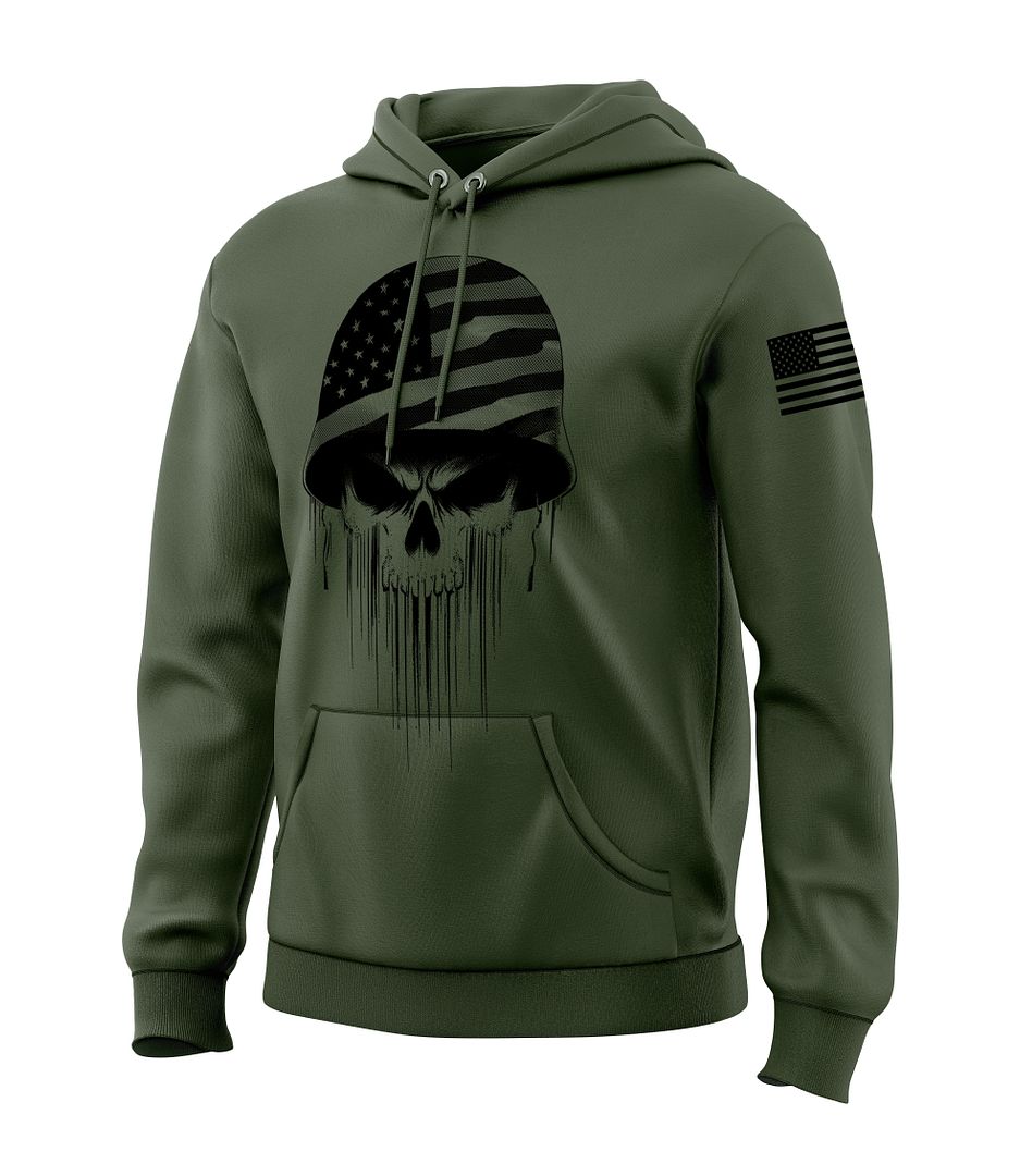 USA Soldier Skull Sweatshirt