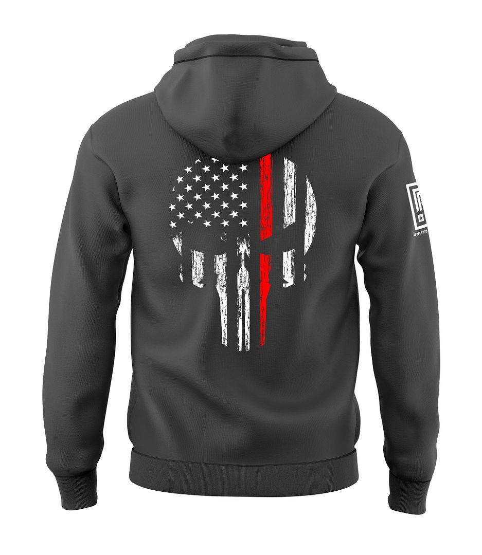 Red Line Skull Sweatshirt