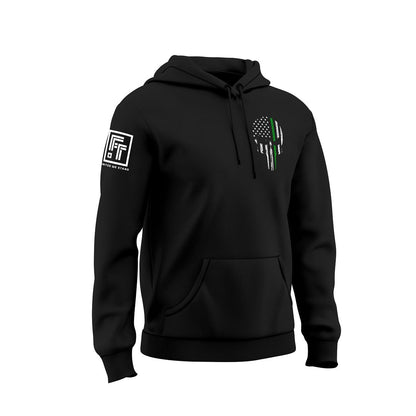 Green Line Skull Sweatshirt